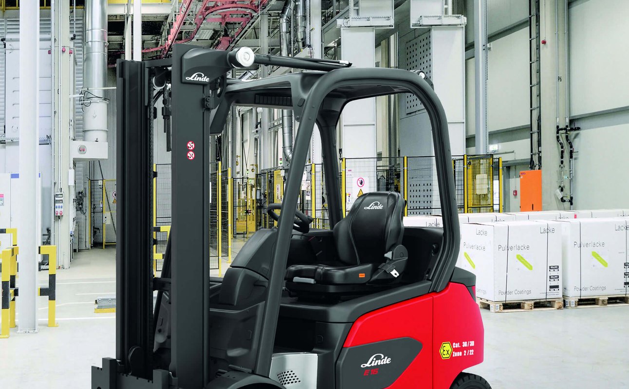 FOTO Linde MH vernieuwt aanbod explosiebeveiligde heftrucks