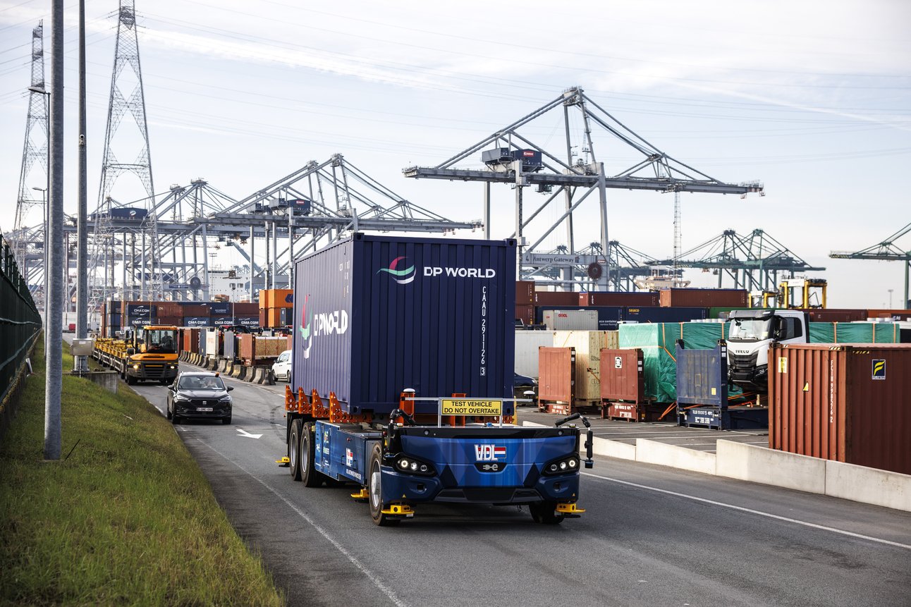 Zelfrijdend voertuig DP World